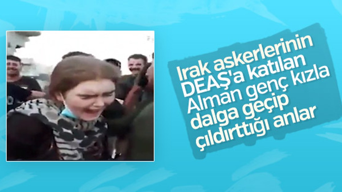  DEAŞ'a katılan Alman kızı Irak askerleri yakaladı}