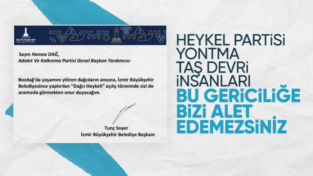  CHP'li İzmir Büyükşehir Belediyesi 'dağcı heykeli' yaptırmaya hazırlanıyor}